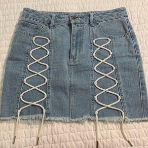 Denim skirt